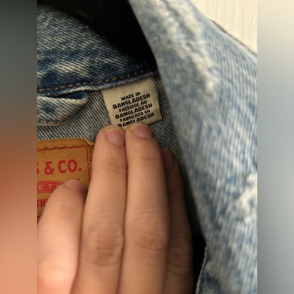 Levi jacket size L vintage very nice denim - Picture 4 of 6